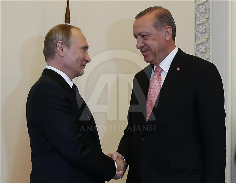 Turkish President Erdogan - Russian President Putin
