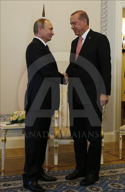 Turkish President Erdogan - Russian President Putin