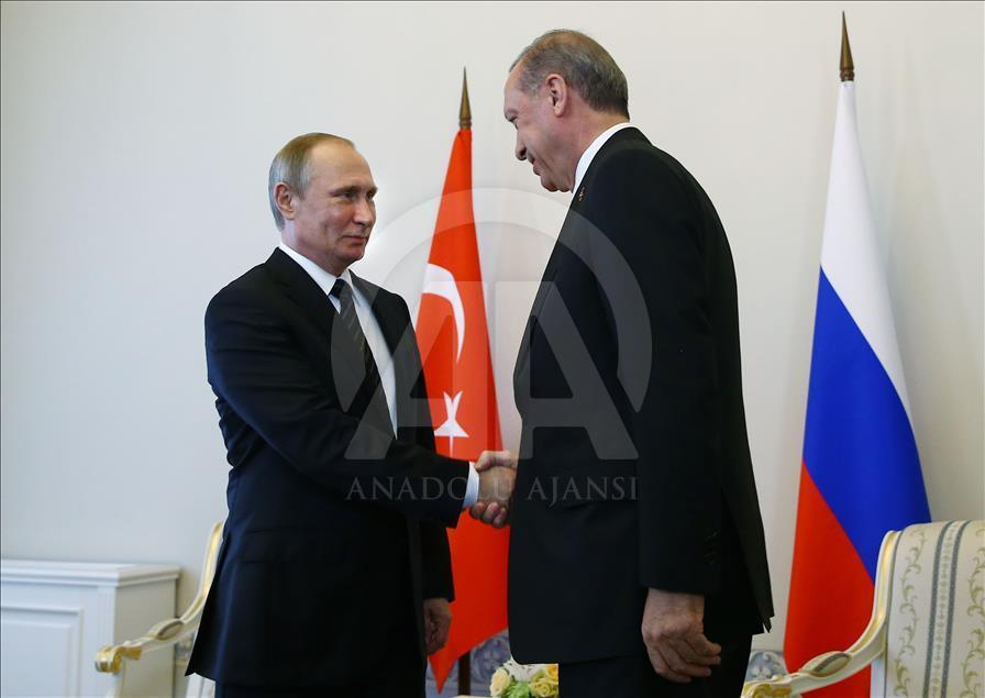 Turkish President Erdogan - Russian President Putin