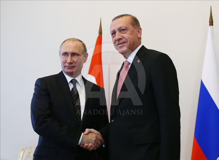 Turkish President Erdogan - Russian President Putin