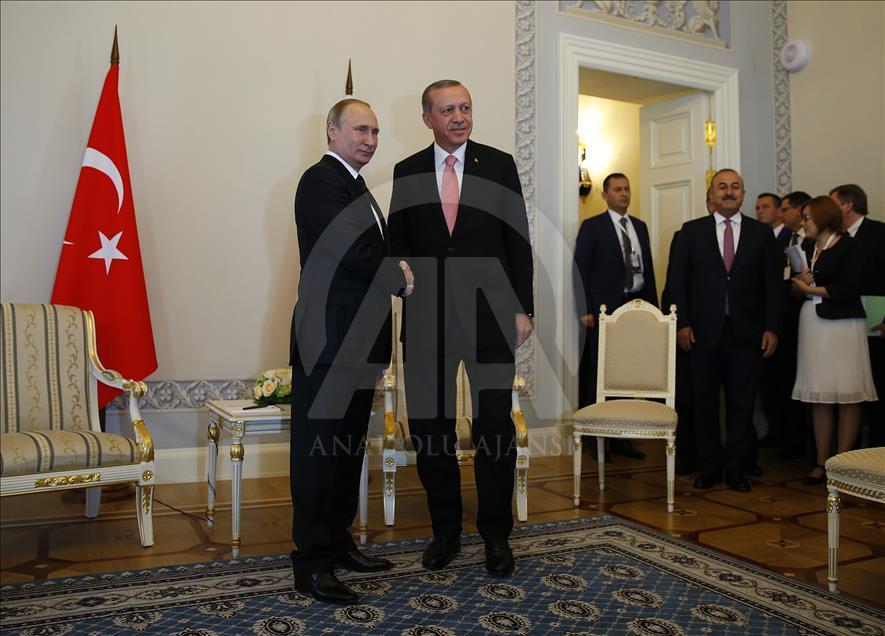 Turkish President Erdogan - Russian President Putin