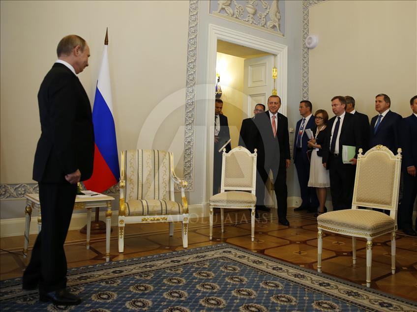 Turkish President Erdogan - Russian President Putin
