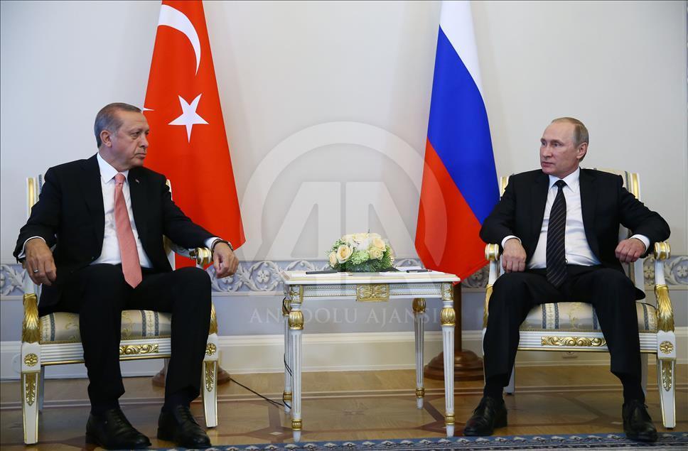 Turkish President Erdogan - Russian President Putin
