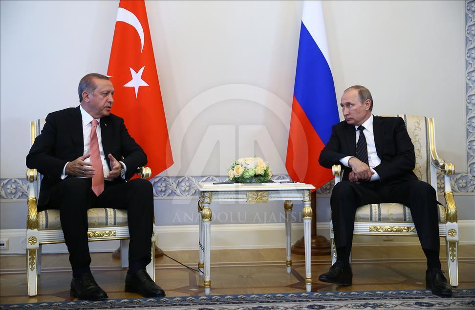 Turkish President Erdogan - Russian President Putin