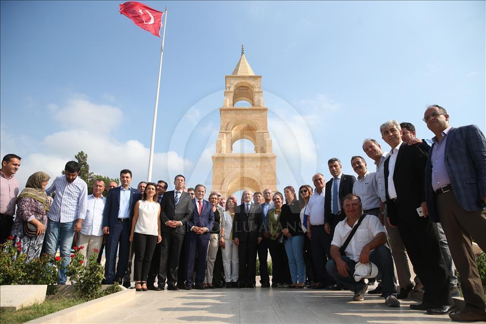 CHP Genel Başkanı Kemal Kılıçdaroğlu Çanakkale'de
