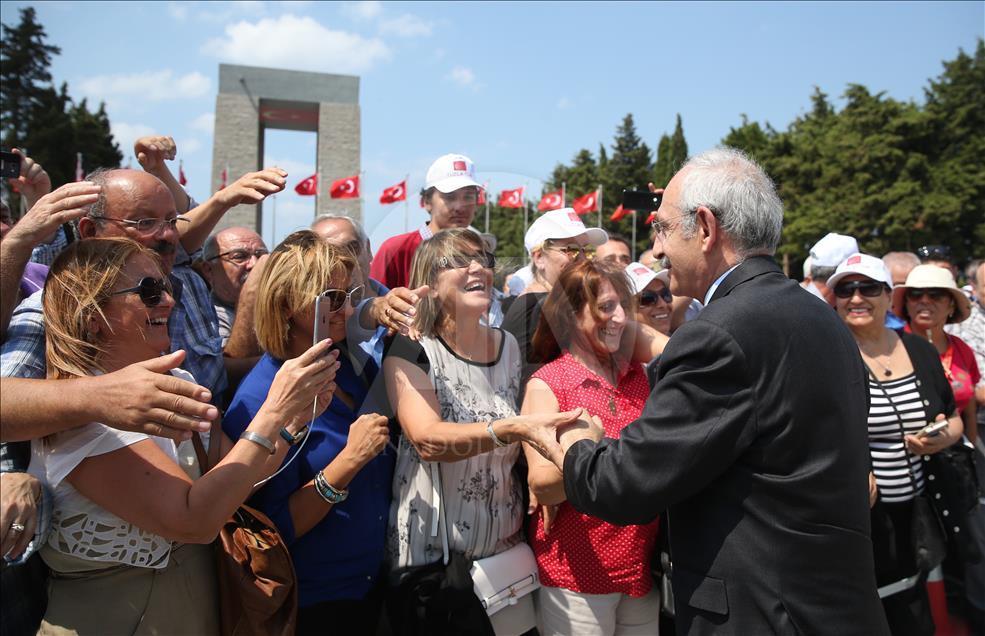 CHP Genel Başkanı Kemal Kılıçdaroğlu, Çanakkale'de