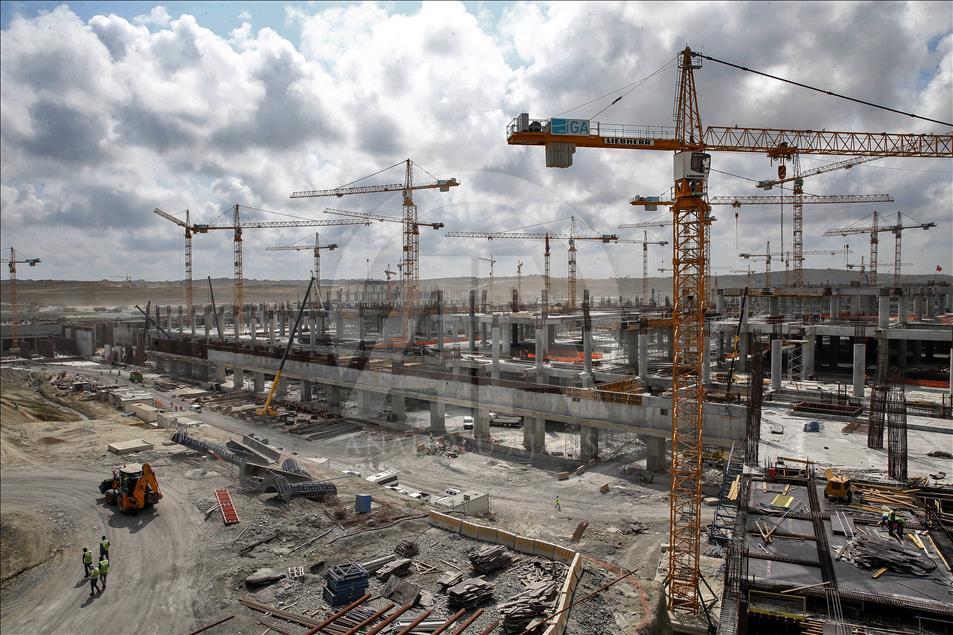 Përfundojnë 30 për qind e punimeve për aeroportin e ri të Stambollit