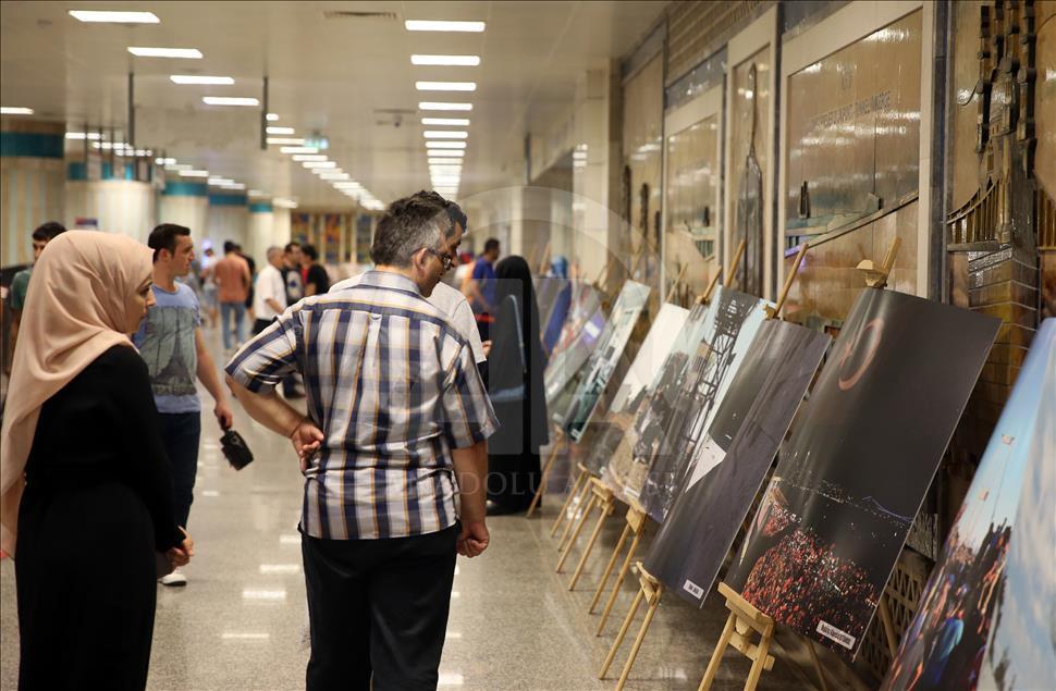 Yenikapı metro istasyonunda AA sergisi