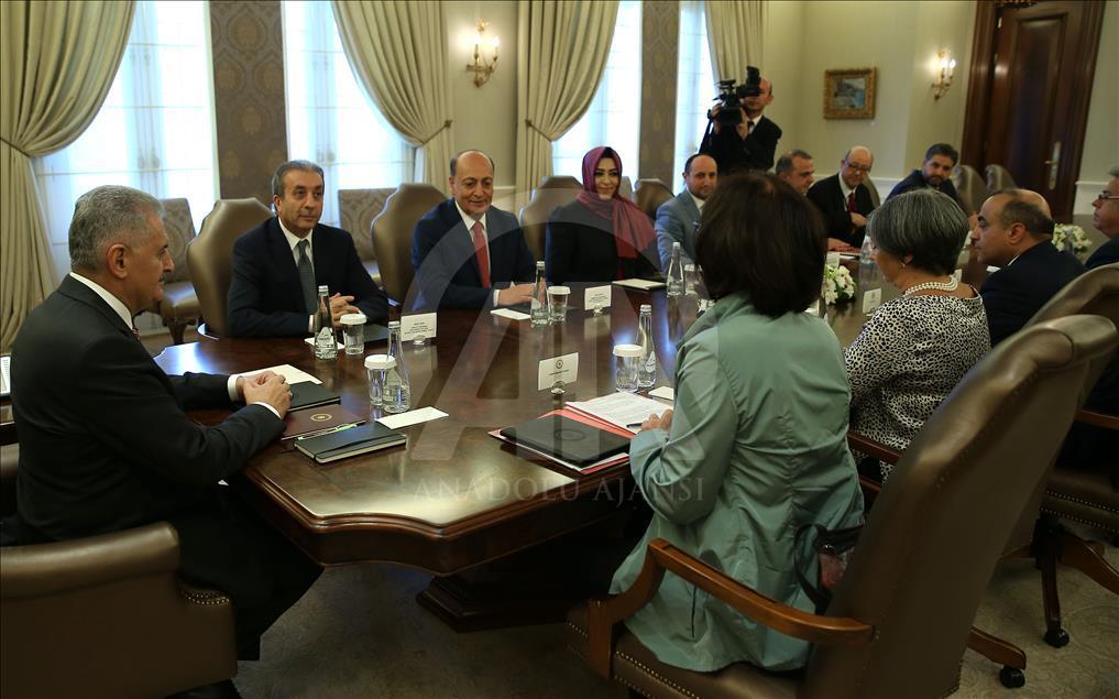 Turkish PM Binali Yildirim - Christine Muttonen