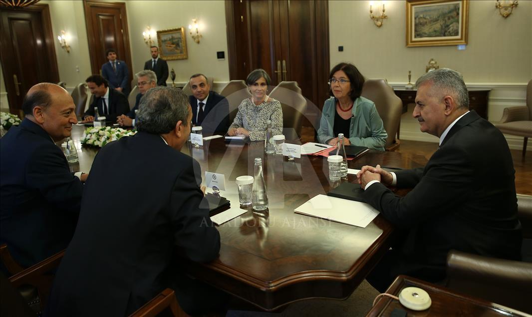 Turkish PM Binali Yildirim - Christine Muttonen