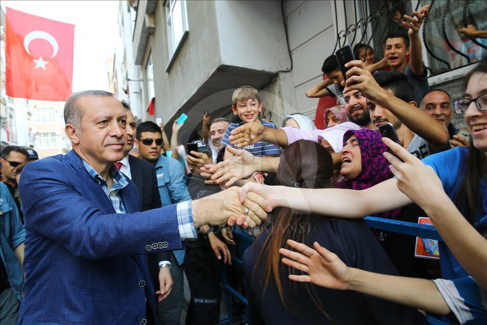 Cumhurbaşkanı Erdoğan İstanbul'da