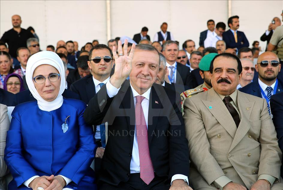 Opening ceremony of Istanbul’s third bridge Yavuz Sultan Selim