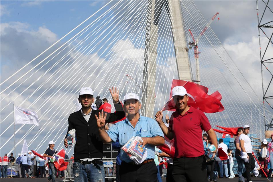 Yavuz Sultan Selim Köprüsü açılıyor