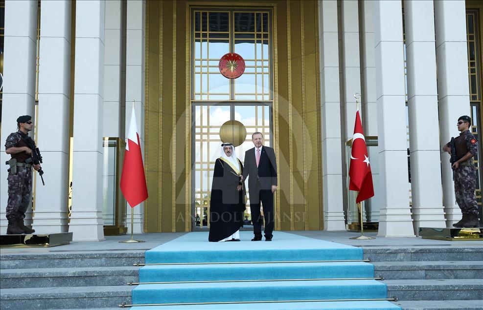 King of Bahrain Hamad bin Isa al-Khalifa in Ankara