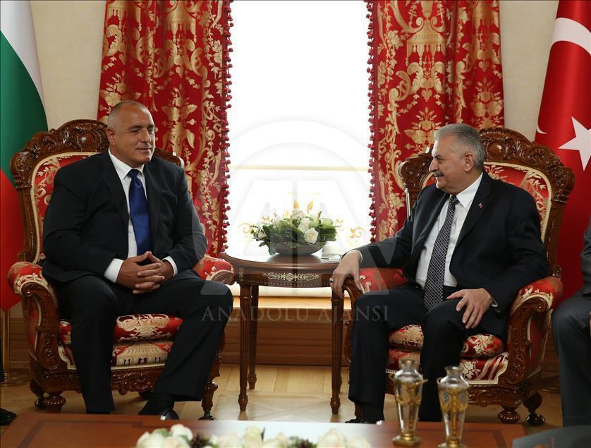 Turkish PM Yildirim - Bulgarian PM Borisov
