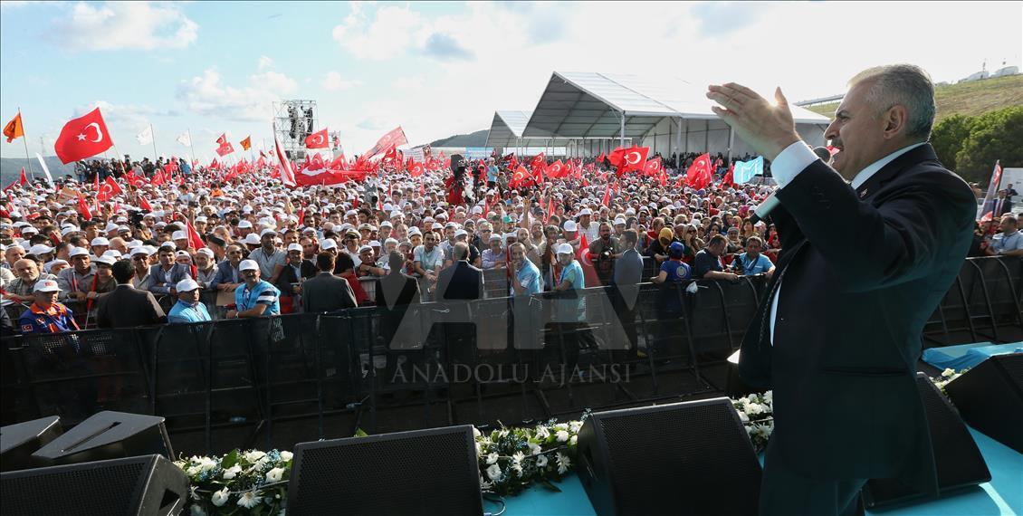 Turkey unveils 3rd Bosphorus bridge