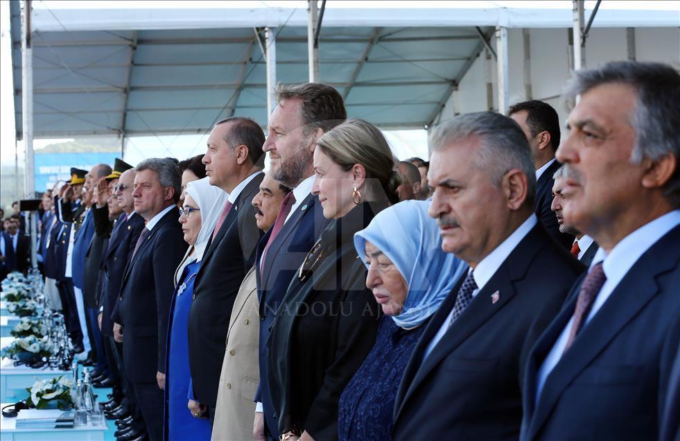 Opening ceremony of Istanbul’s third bridge Yavuz Sultan Selim