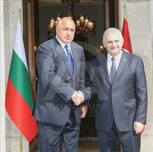 Turkish PM Yildirim - Bulgarian PM Borisov