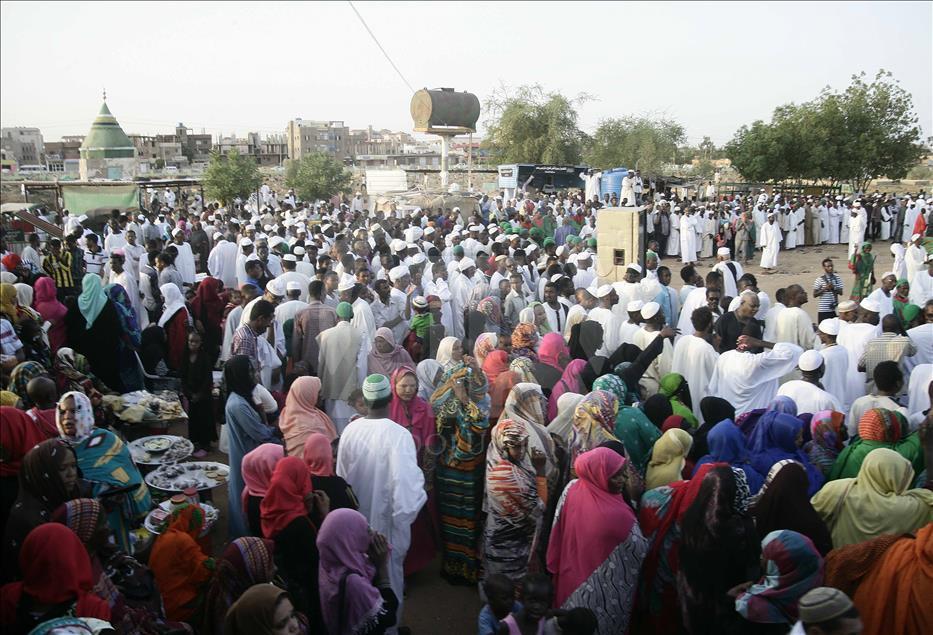 Sudan'da Sufilerin zikir halkası