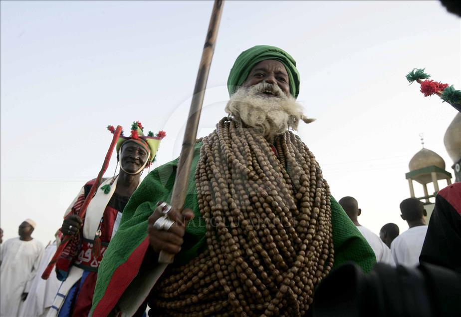 Sudan'da Sufilerin zikir halkası