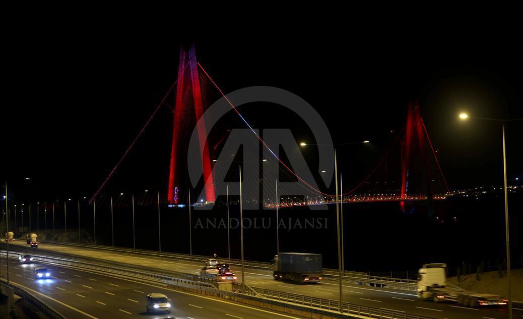 Yavuz Sultan Selim Köprüsü'nde araç geçişleri başladı