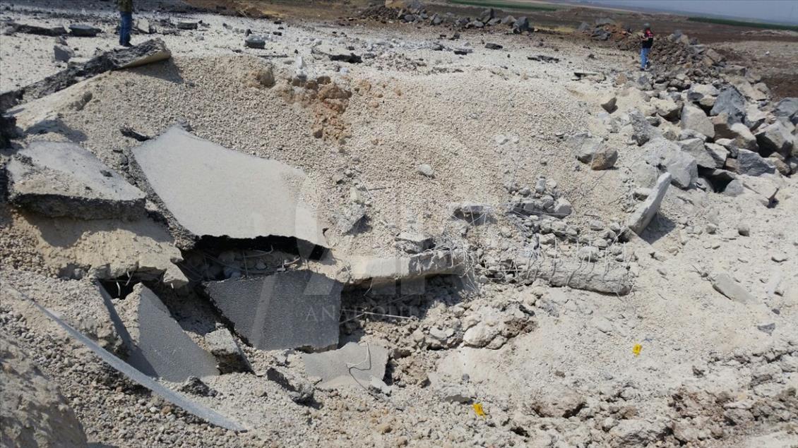 Mardin-Şanlıurfa karayolunda 2 ton patlayıcı imha edildi