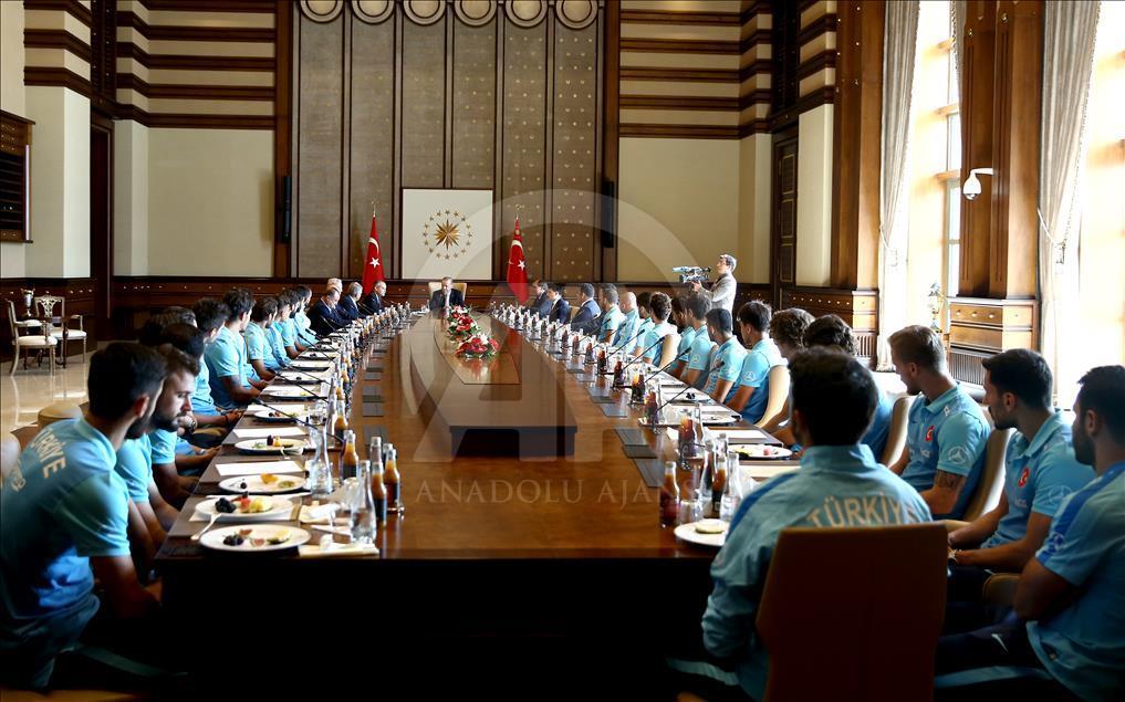 Cumhurbaşkanı Erdoğan'ın kabulü