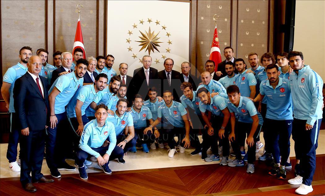 Cumhurbaşkanı Erdoğan'ın kabulü