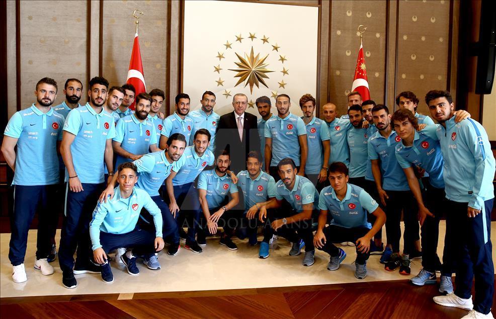 Cumhurbaşkanı Erdoğan'ın kabulü