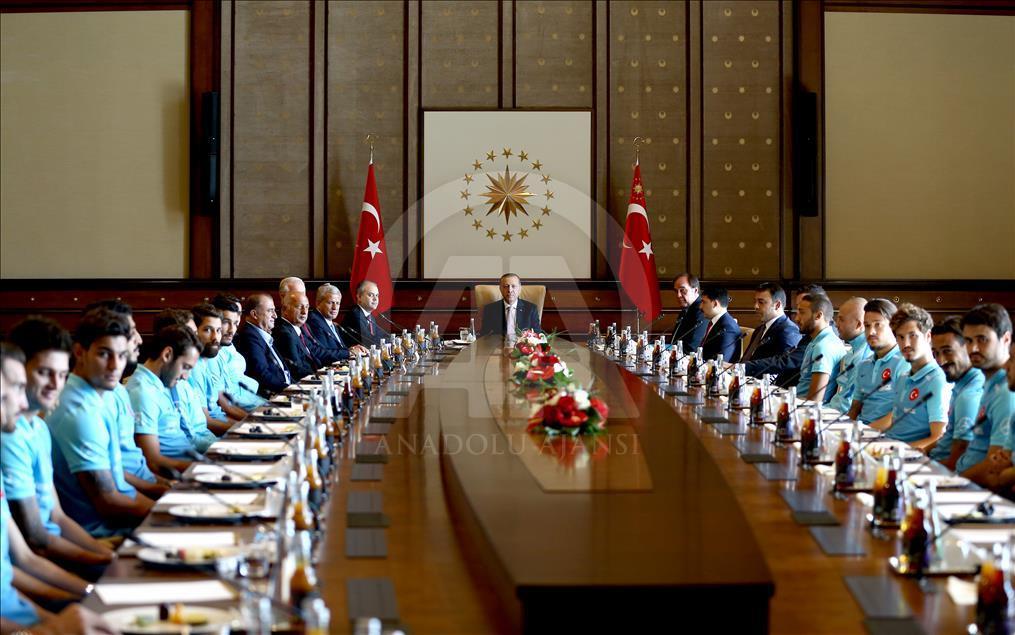 Cumhurbaşkanı Erdoğan'ın kabulü