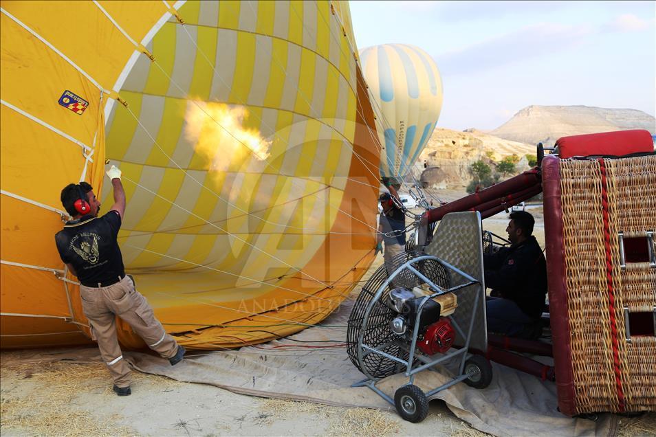  Полеты на воздушных шарах в Кападокии совершили 150 тыс туристов