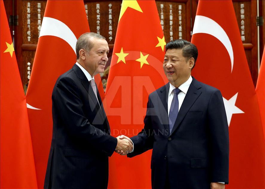 Cumhurbaşkanı Erdoğan, Çin Cumhurbaşkanı Şi ile görüştü - Anadolu Ajansı