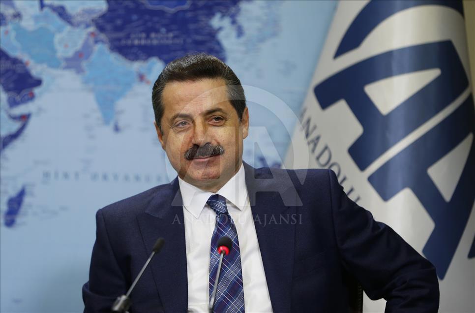 Gıda, Tarım ve Hayvancılık Bakanı Faruk Çelik, AA Editör Masası'nda