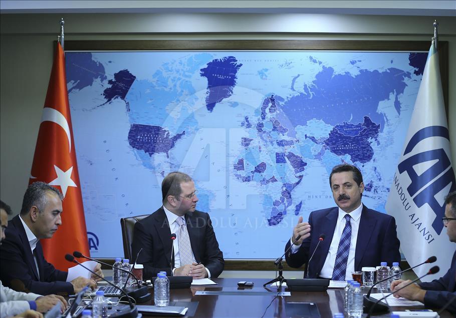 Gıda, Tarım ve Hayvancılık Bakanı Faruk Çelik, AA Editör Masası'nda