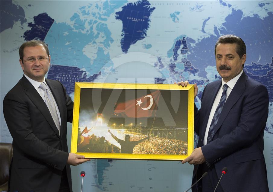 Gıda, Tarım ve Hayvancılık Bakanı Faruk Çelik, AA Editör Masası'nda