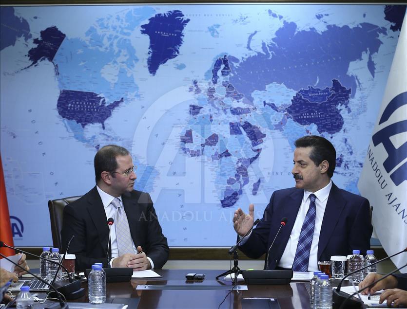 Gıda, Tarım ve Hayvancılık Bakanı Faruk Çelik, AA Editör Masası'nda