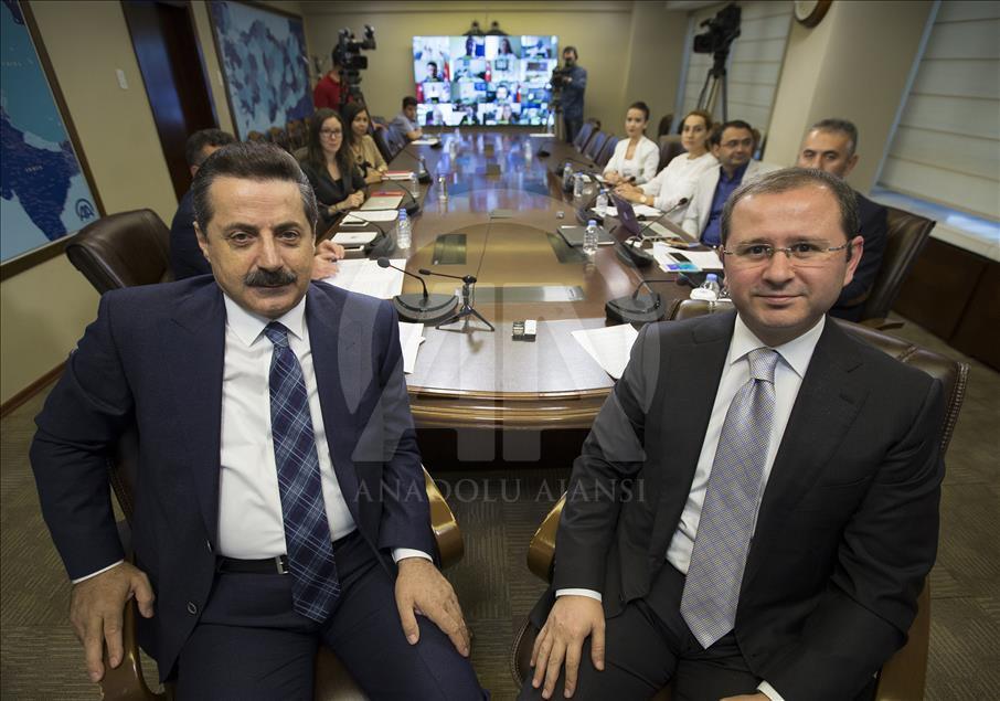 Gıda, Tarım ve Hayvancılık Bakanı Faruk Çelik, AA Editör Masası'nda