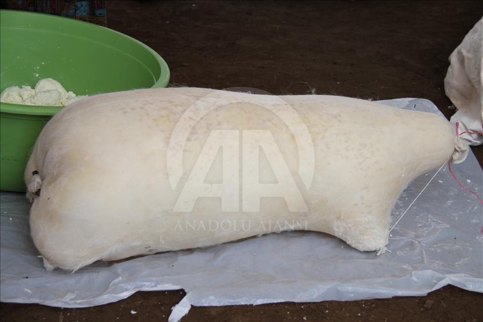 Yayladan sofraya Erzincan tulum peyniri