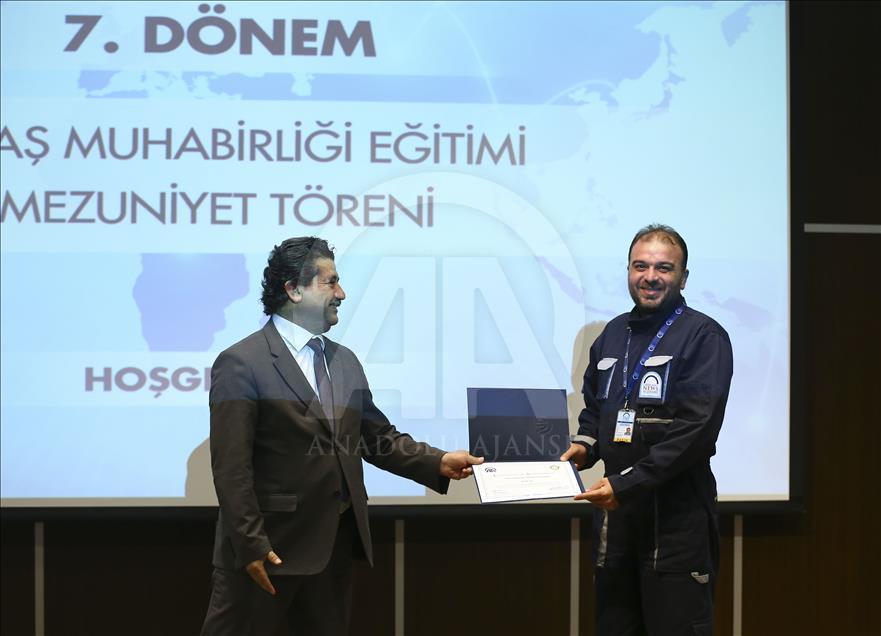 7. Dönem Savaş Muhabirliği Eğitimi sertifika töreni