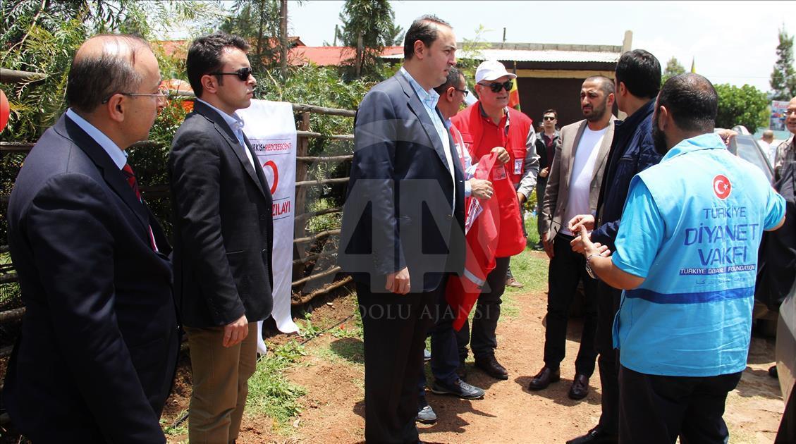 Türkiye Diyanet Vakfı Etiyopya'da kurban eti dağıttı