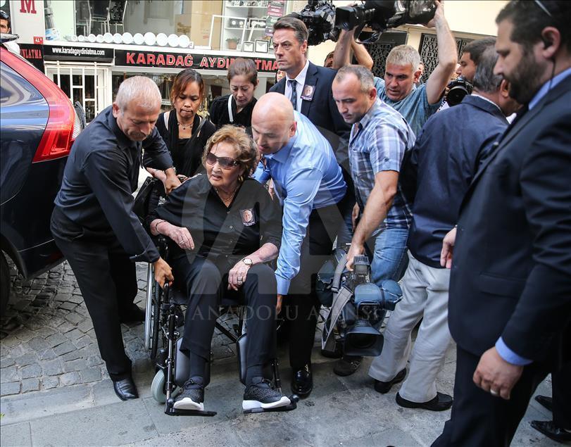 İshak Alaton'un Cenaze töreni