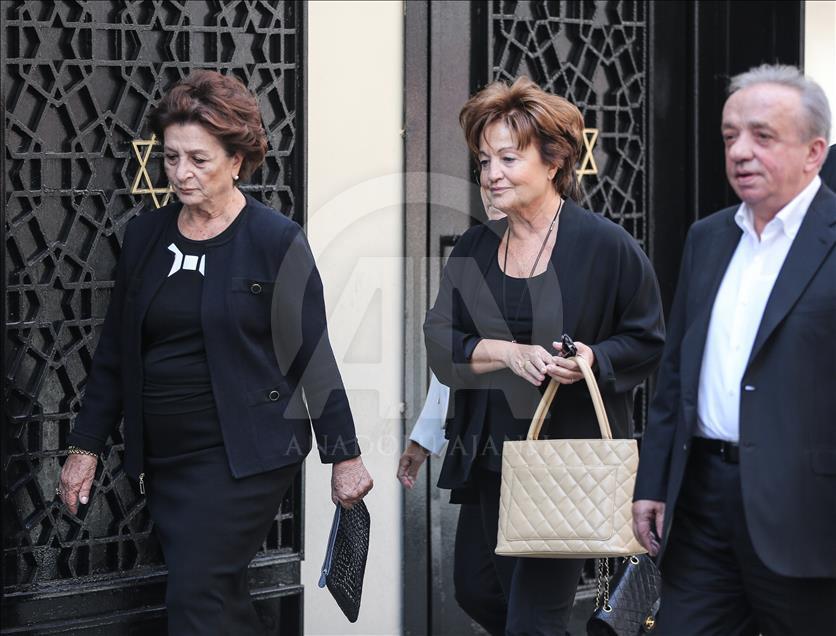İshak Alaton'un Cenaze töreni