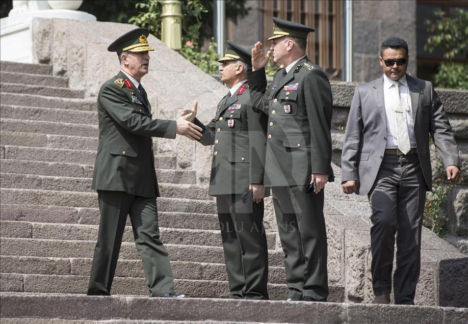 Hulusi Akar - Valeriy Gerasimov  meeting in Ankara
