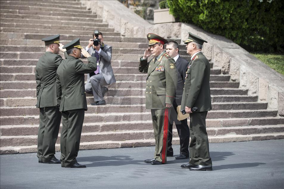 Hulusi Akar - Valeriy Gerasimov  meeting in Ankara