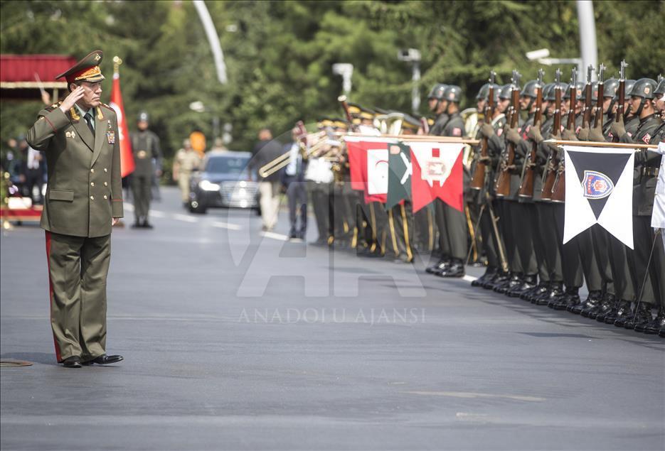 Hulusi Akar - Valeriy Gerasimov  meeting in Ankara