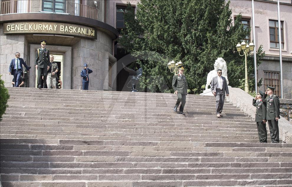 Hulusi Akar - Valeriy Gerasimov  meeting in Ankara