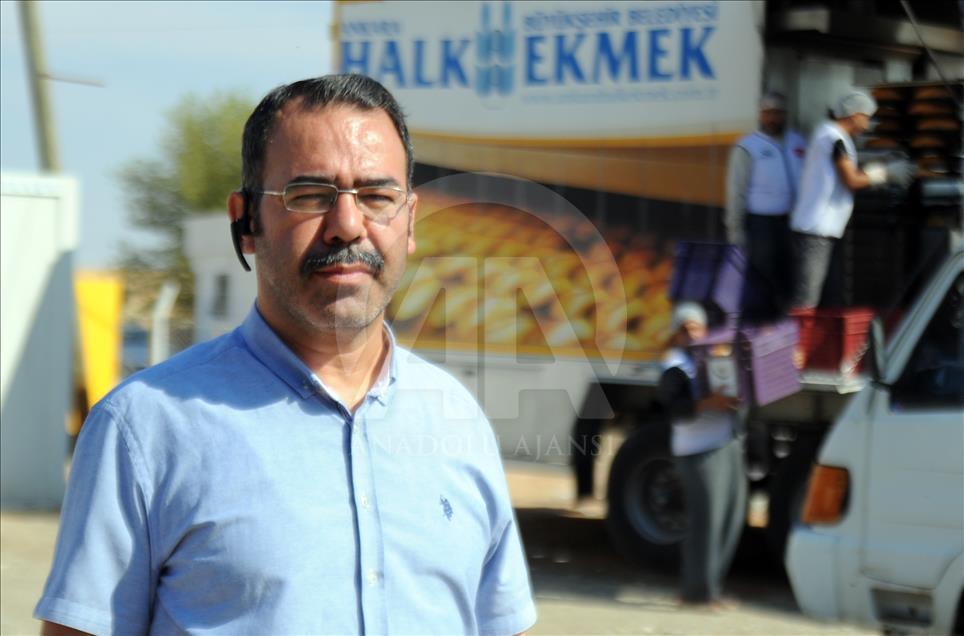 Cerablus'un ekmeği Türkiye'den