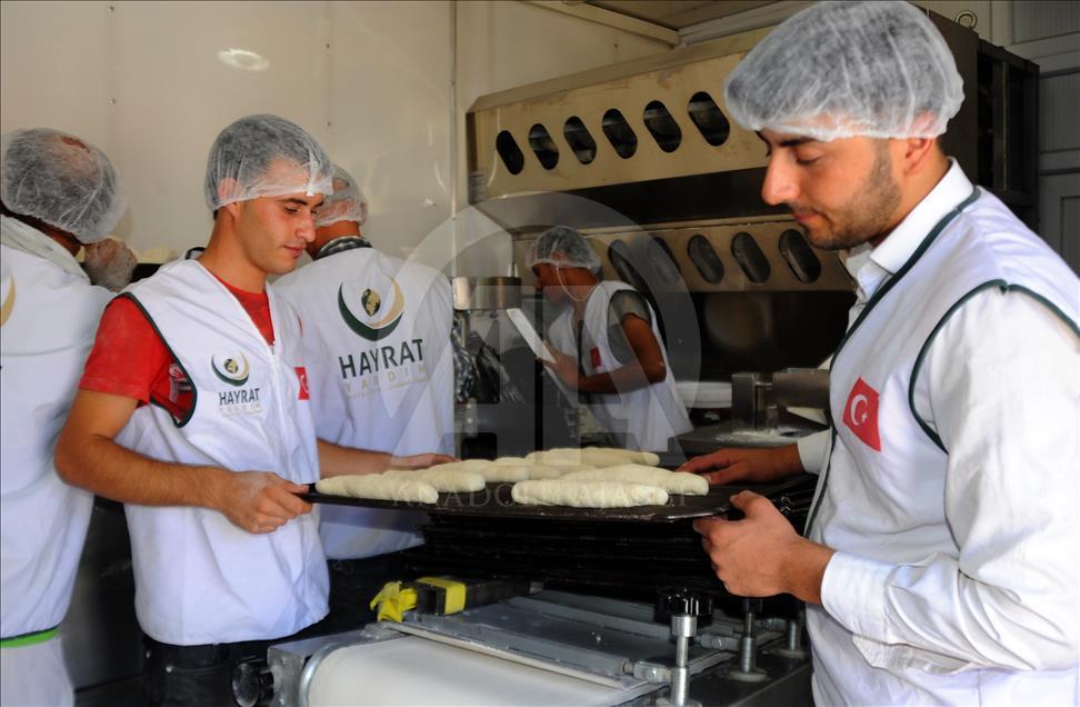 Cerablus'un ekmeği Türkiye'den