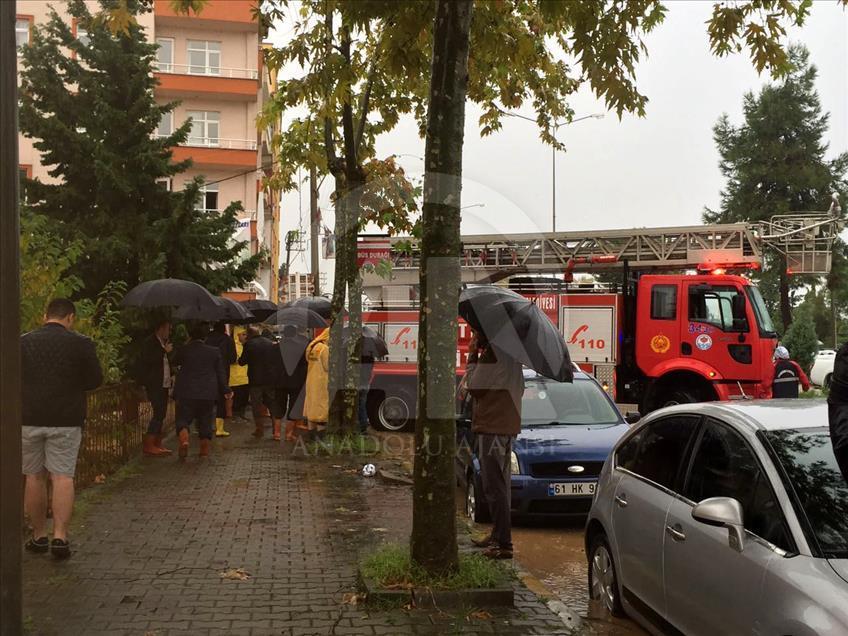 Trabzon'da sağanak