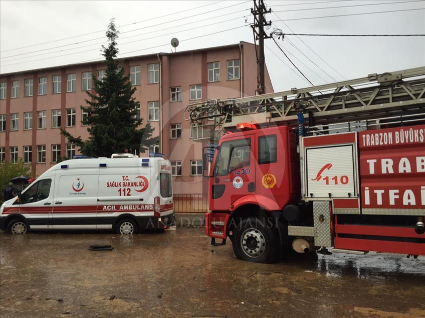 Trabzon'da sağanak